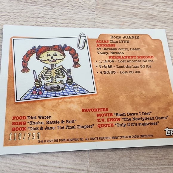 Garbage Pail Kids 2022 Tops Chrome Cards - Picture 6 of 6